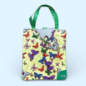 Loop Butterfly Tote Bag Plastic Shopping AOP